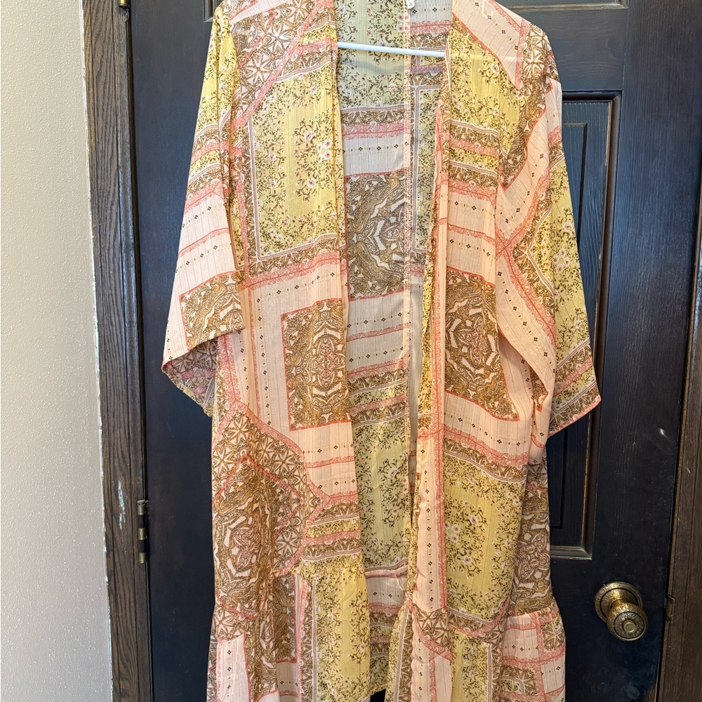 Maurices Bohemian Patchwork Kimono